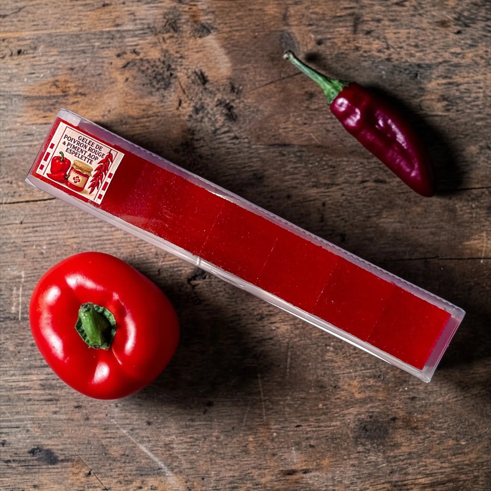 Gelée de poivron rouge & piment AOP d'Espelette